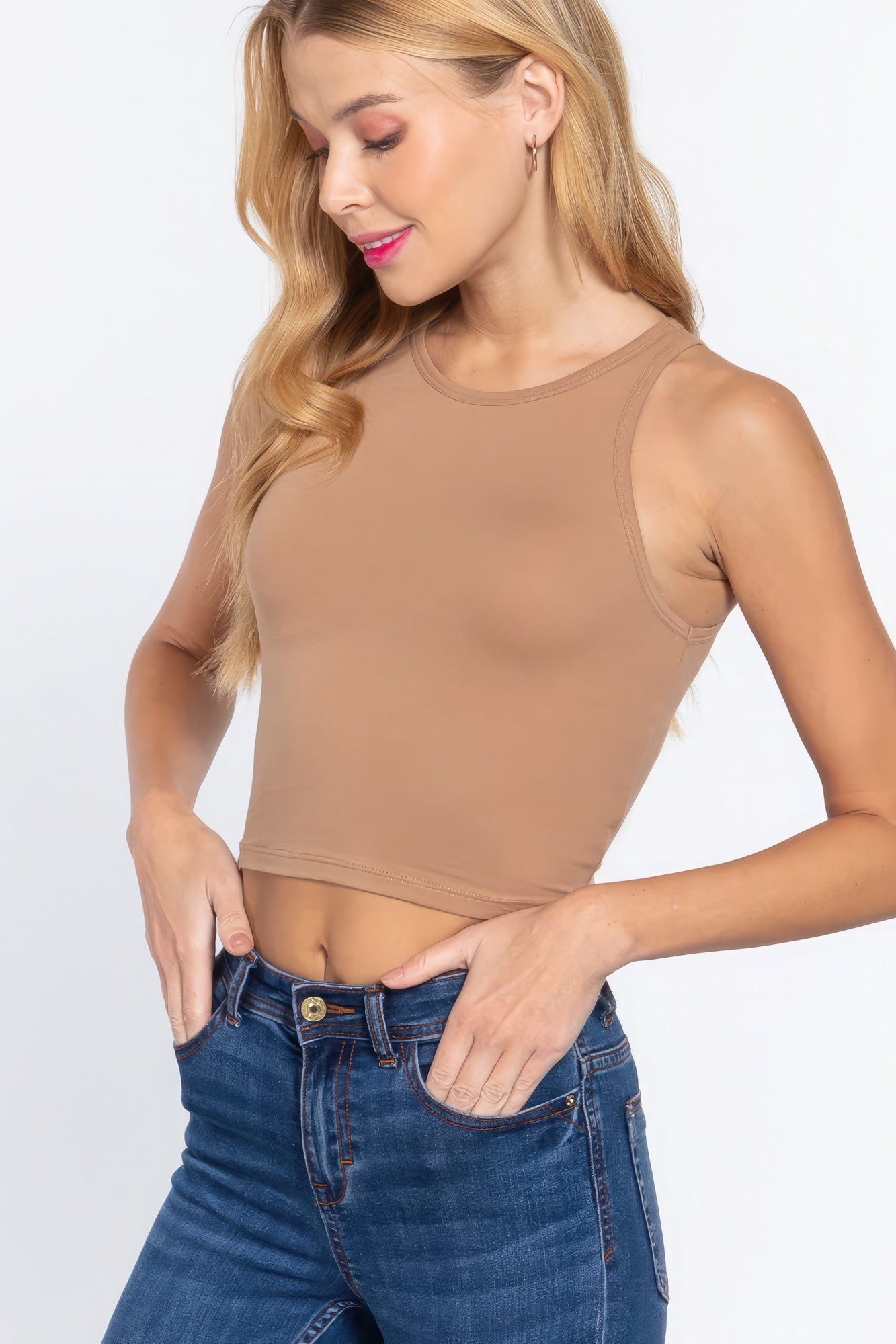 Women's Halter Neck Crop Top