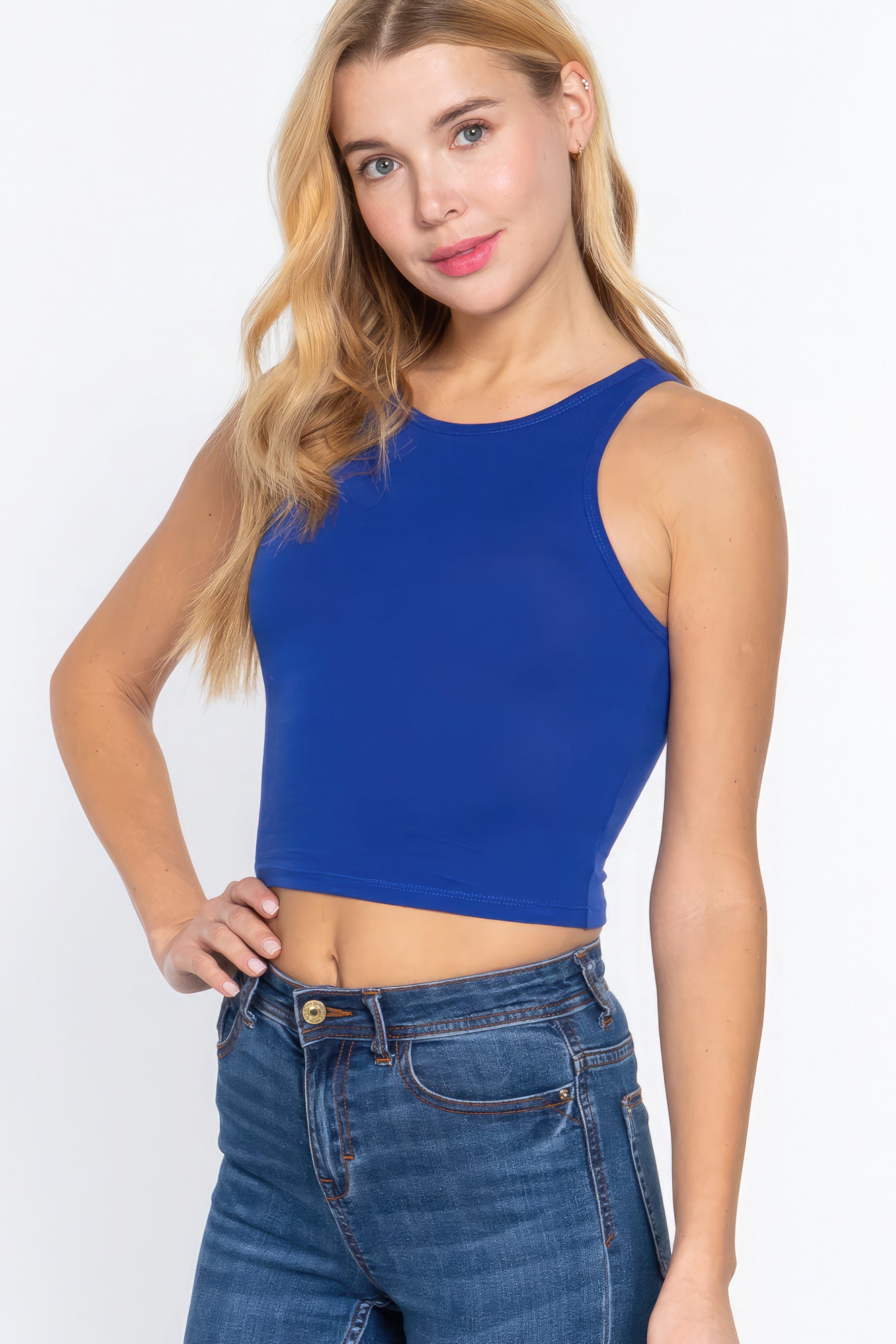 Women's Halter Neck Crop Top