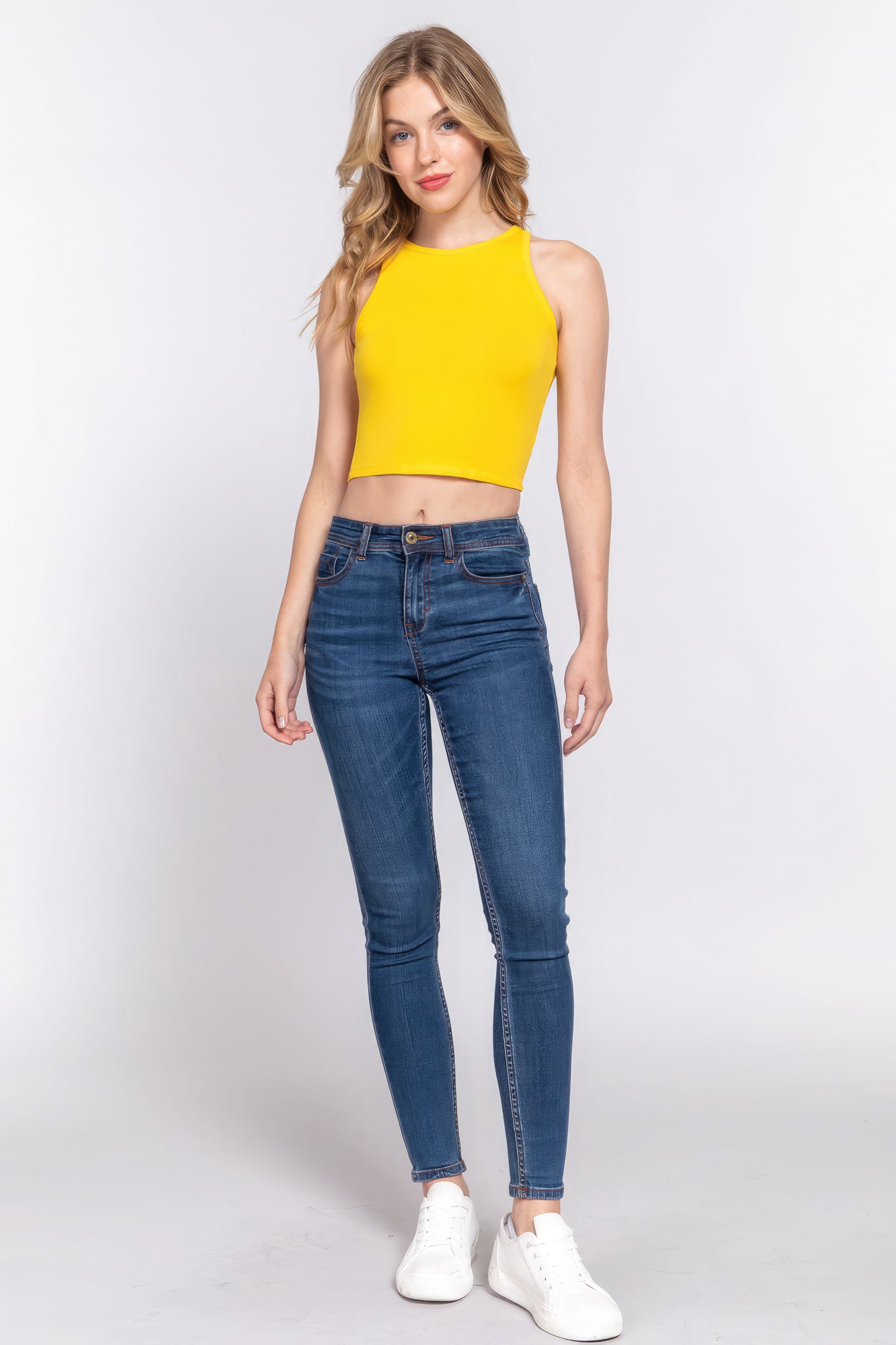 Women's Halter Neck Crop Top