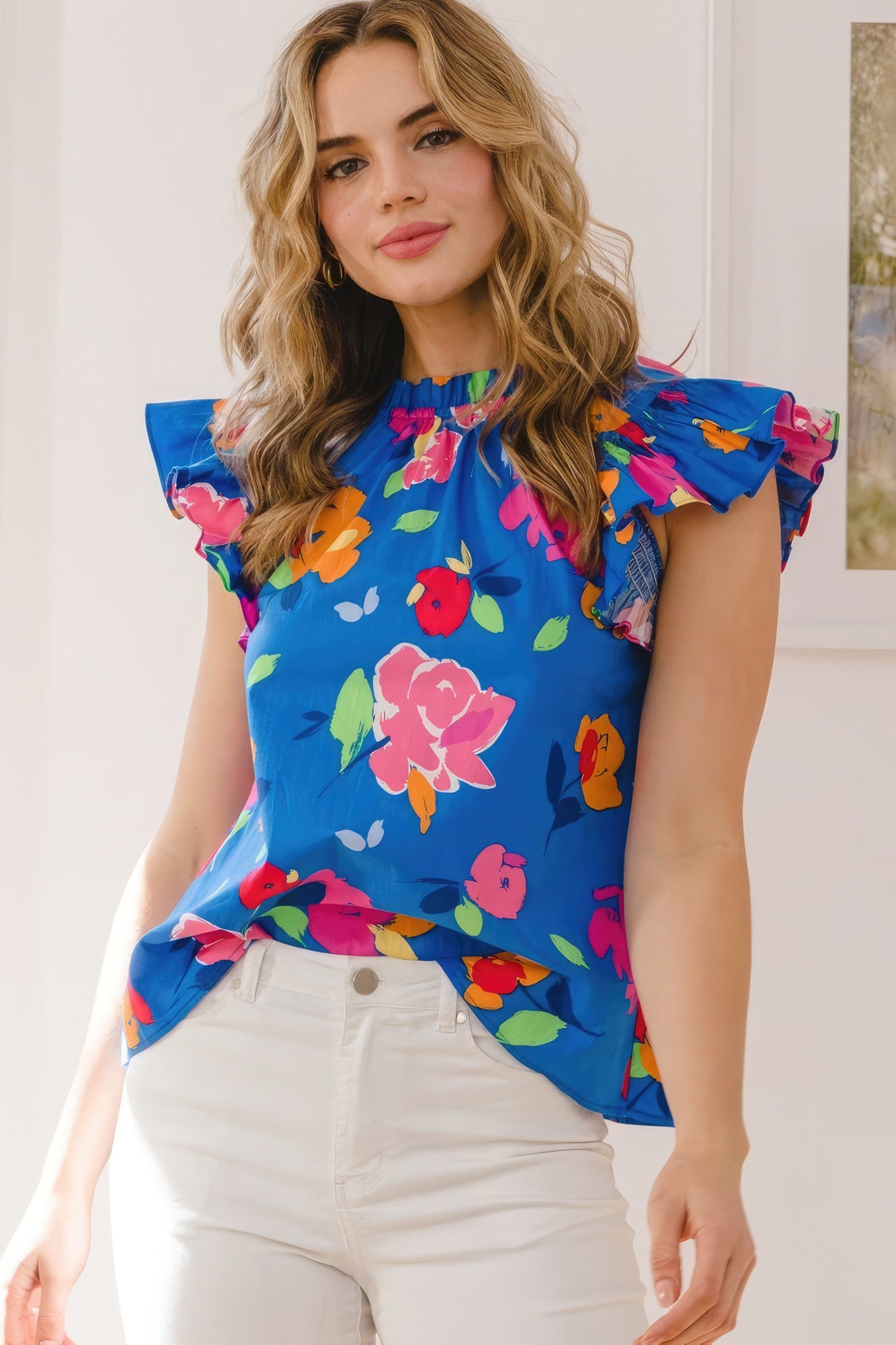 Women's Floral Printed Blouse