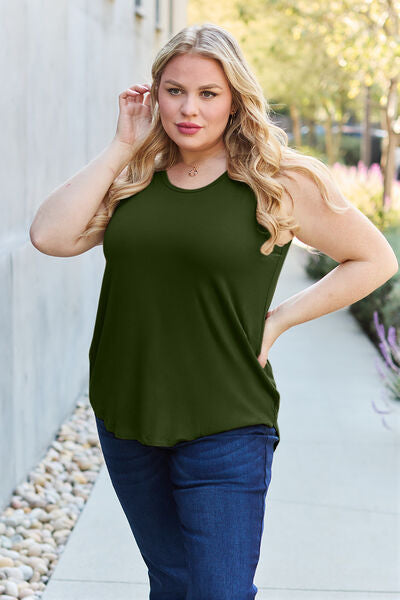 Women's Basic Bae Full Size Round Neck Tank